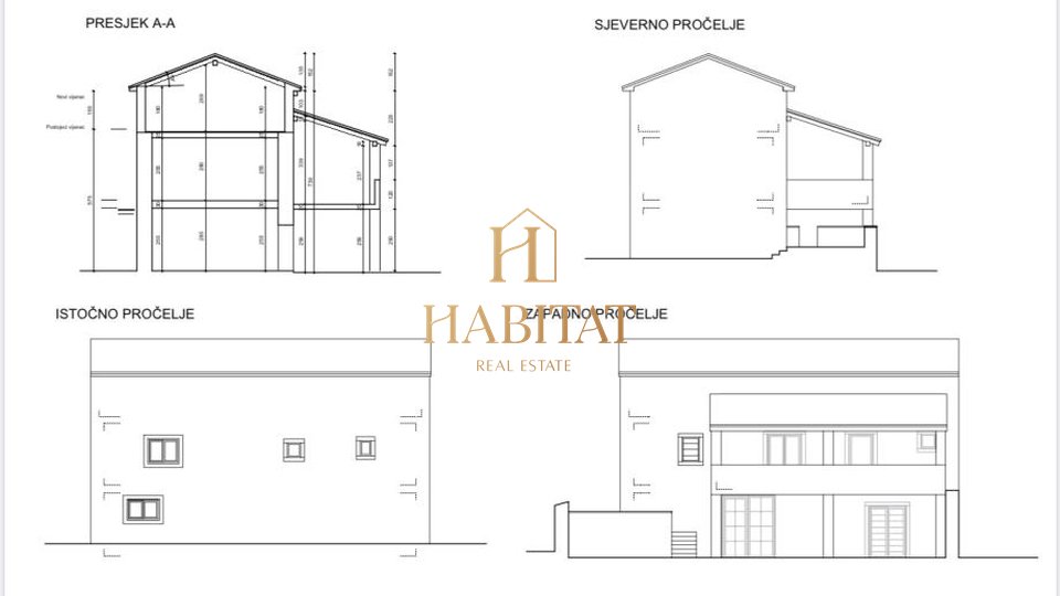 House, 230 m2, For Sale, Kanfanar - Marići