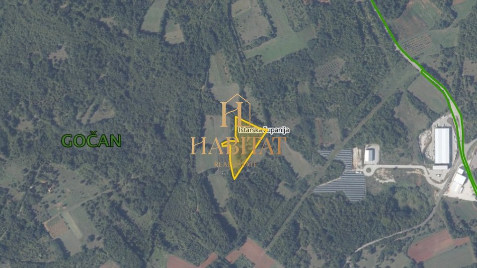 Land, 8853 m2, For Sale, Barban