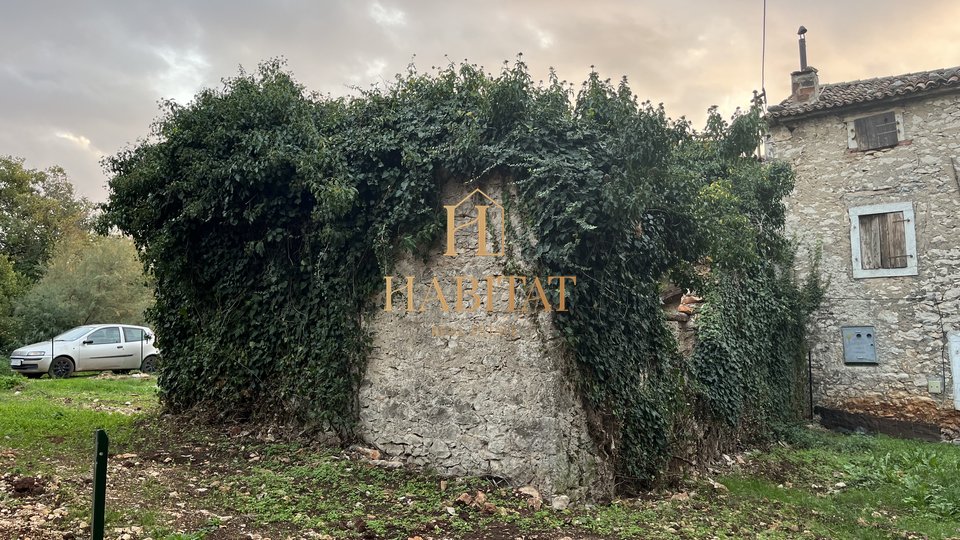 Istra ,okolica Umaga , kamena ruševina 60m2 , parcela 360m2