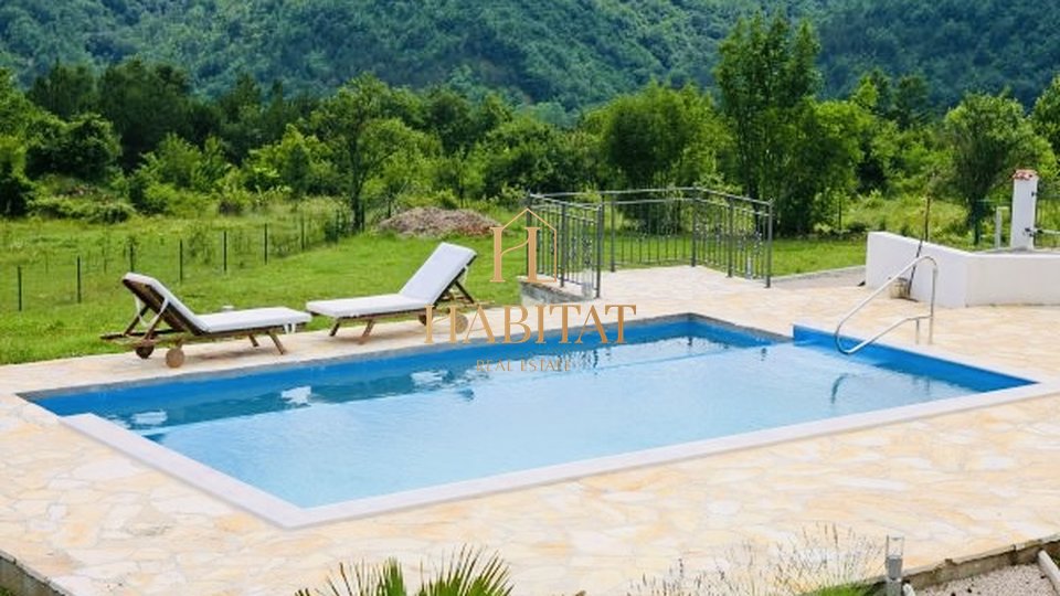 Krsan okolica, Vila 400m2, dvorišče 5000m2, 2 objekta, za turizem, bazen