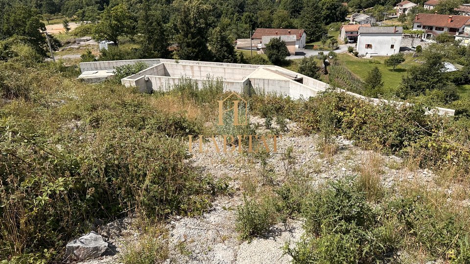 Permani, građevinsko zemljište za obiteljsku kuću, 972 m2