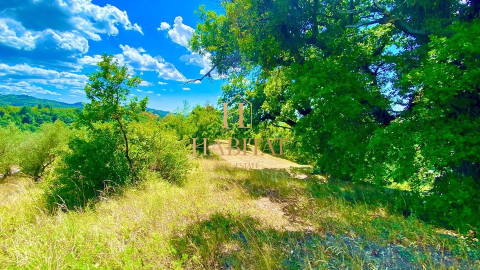 Istria, Draguć, OPPORTUNITY, building plot in a wonderful location, residential purpose