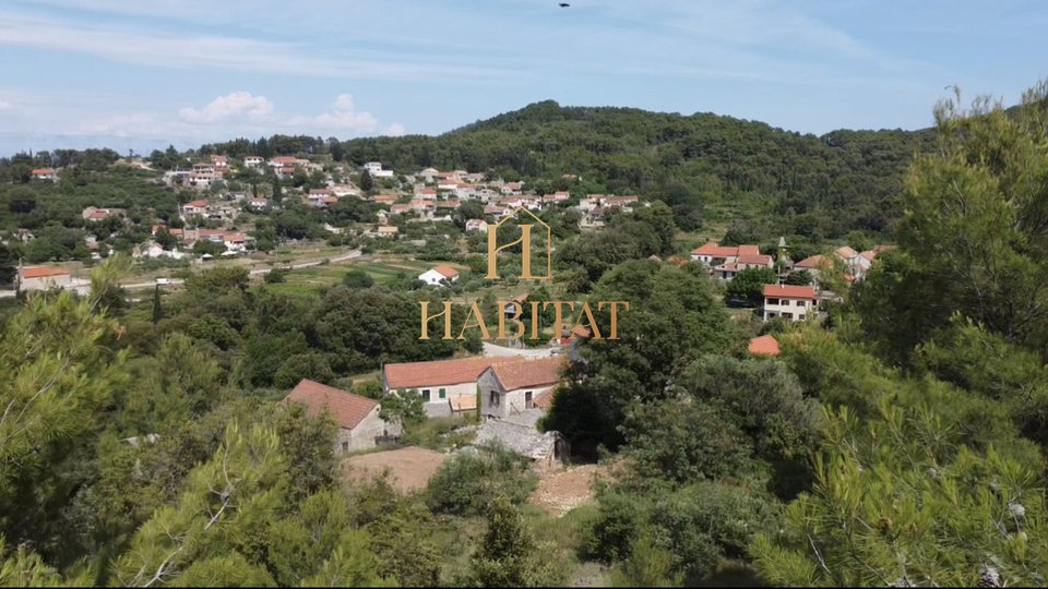 Dalmatia, Hvar, surroundings of Stari Grad, building plot 1240m2