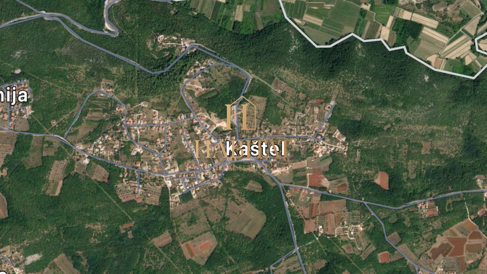 Istria, Kaštel, building plot 750m2