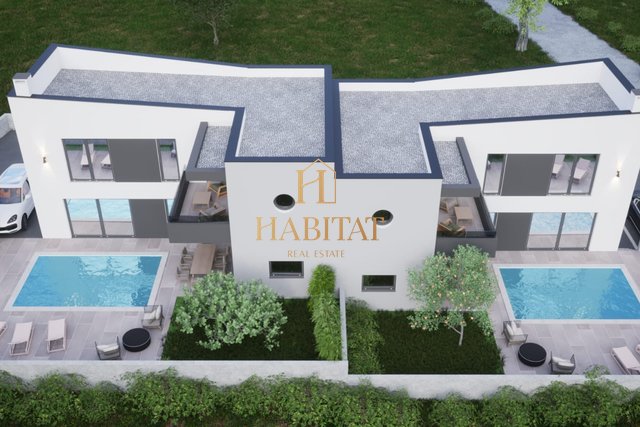 Istra, Ližnjan, Duplex kuća 134m2 sa bazenom