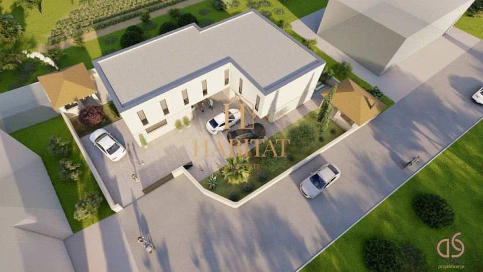 Istrien, Ližnjan, Duplex-Villa 168m2 mit Pool und Meerblick