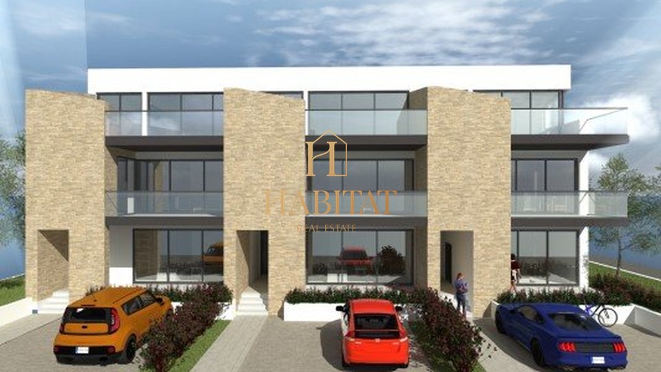 ISTRIEN, ZAMBRATIJA, ZWEISTÖCKIGE VIERZIMMERWOHNUNG 175m2, NEU GEBAUT